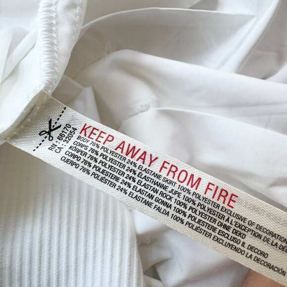 New Free People Tie Breaker Tennis Dress Drop Waist Pleated Skirt White Medium - Picture 6 of 10